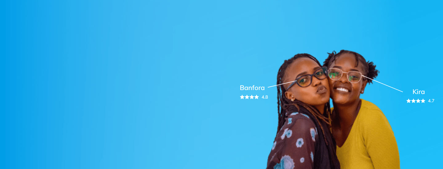 The best Eyeglasses but also the cheapest eyeglasses in africa are at Lapaire glasses